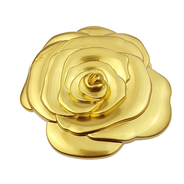 Statement Gold Rose Buckle Belt