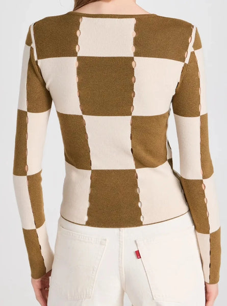 Checkerboard Sweater