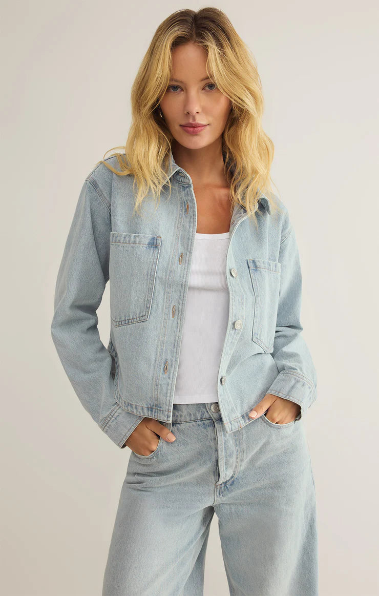 Cropped Denim Jacket